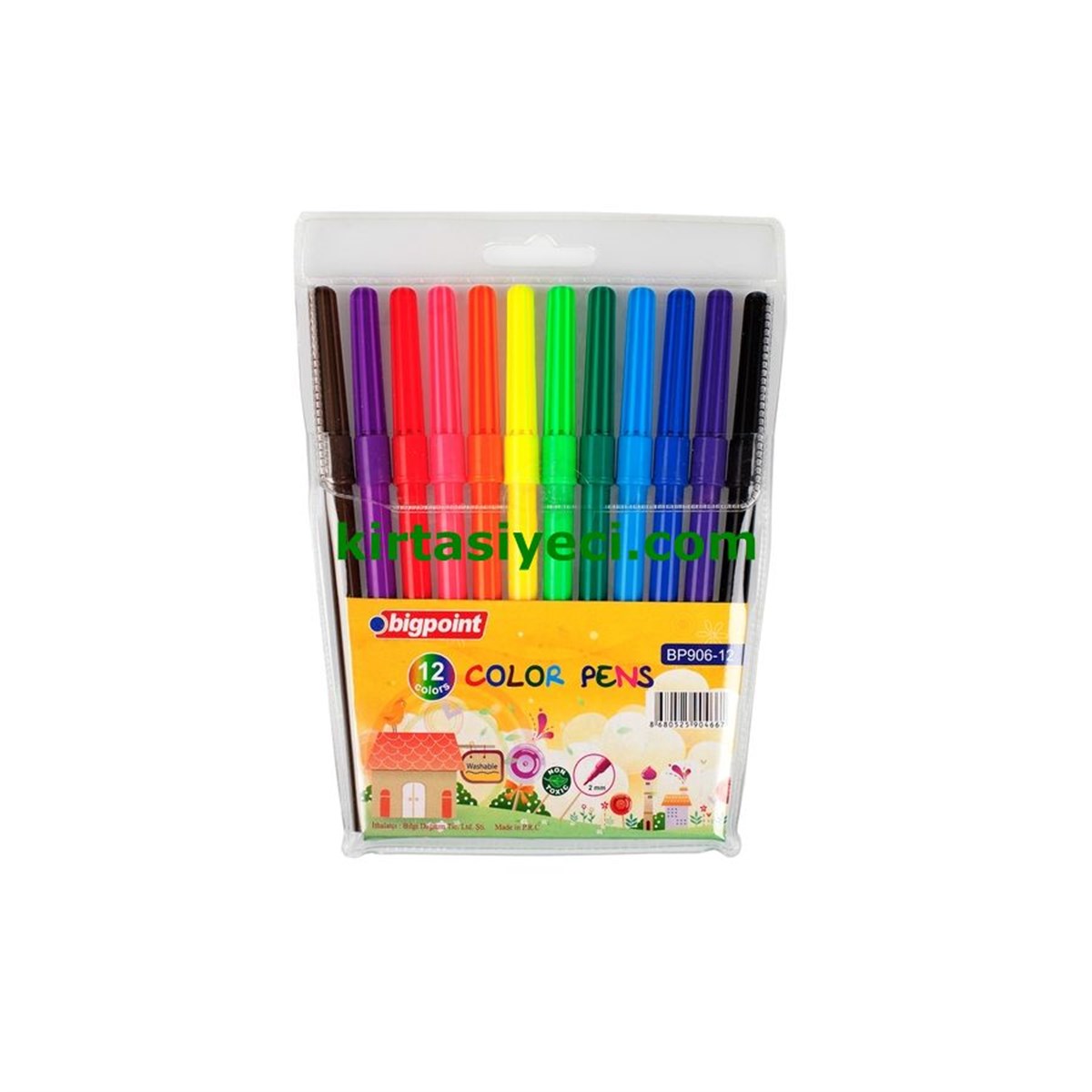 Bigpoint Bp906 Keçeli Kalem 12Li Set