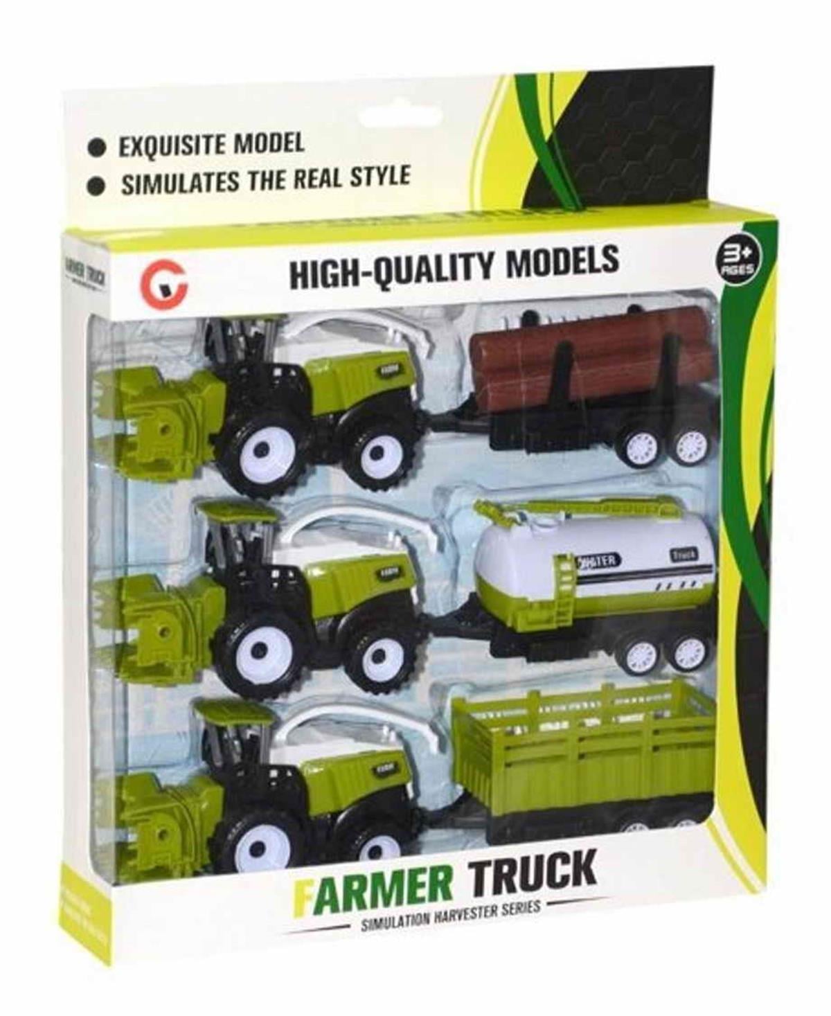 Can Toys Kutuda 3 Lü Traktör Romorklu 9976-10B