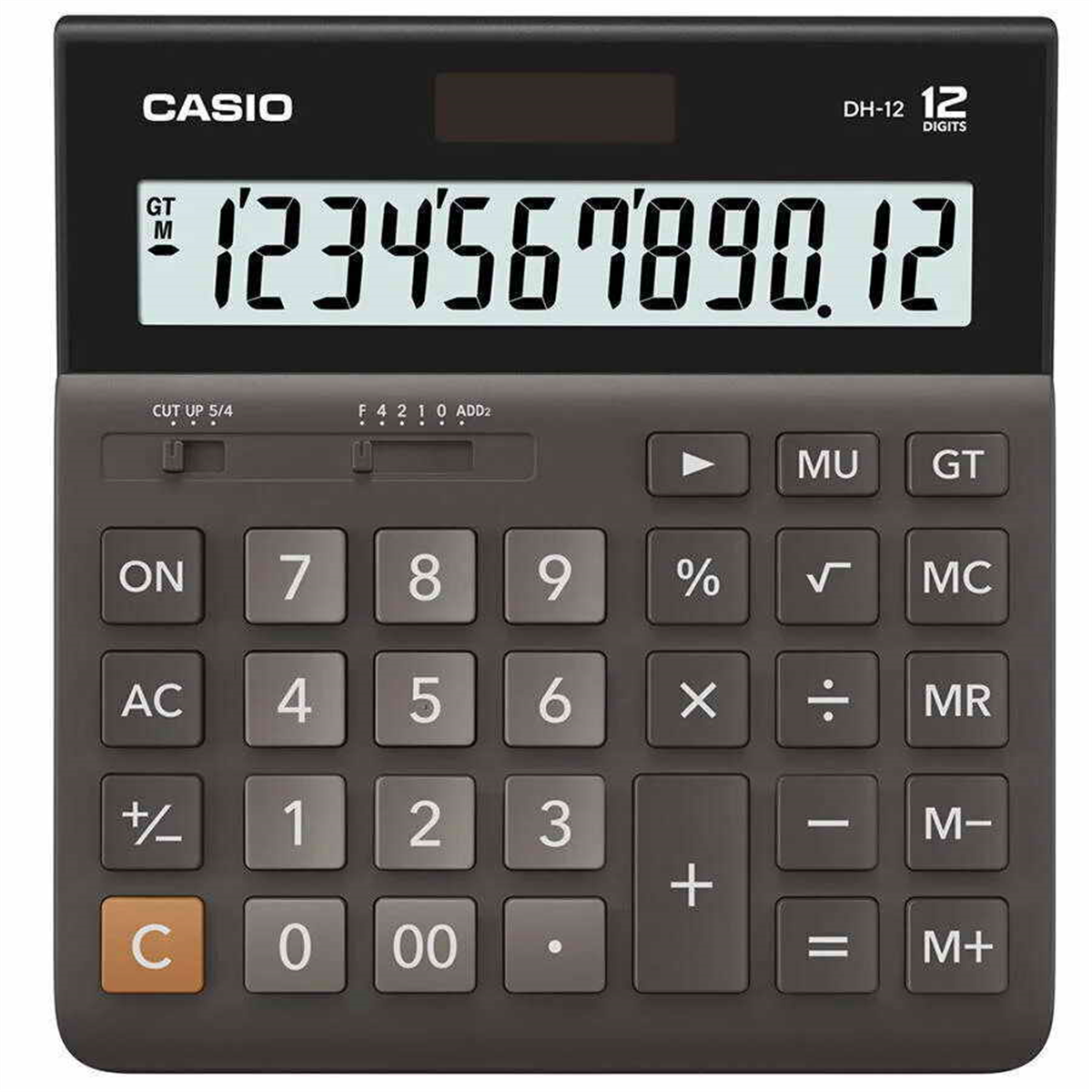 Casio Dh-12-Bk-W-Dh(Cn) 12 Hane Masaüstü Hesap Makinesi