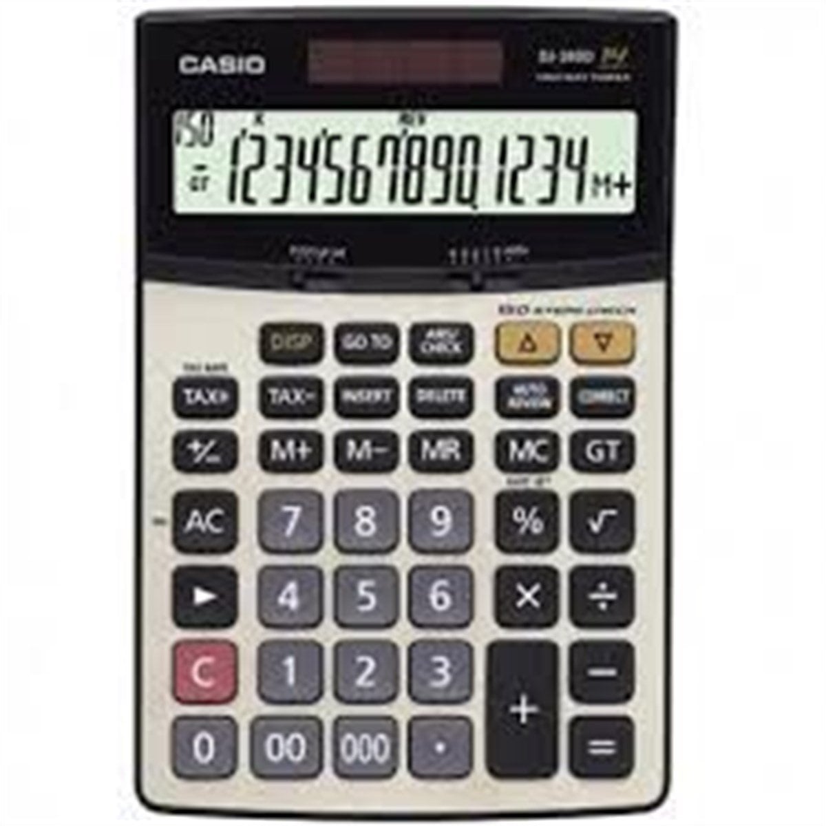 Casio Dj-240D 14 Hane Pilli Günes Enerjili Hesap Makinesi