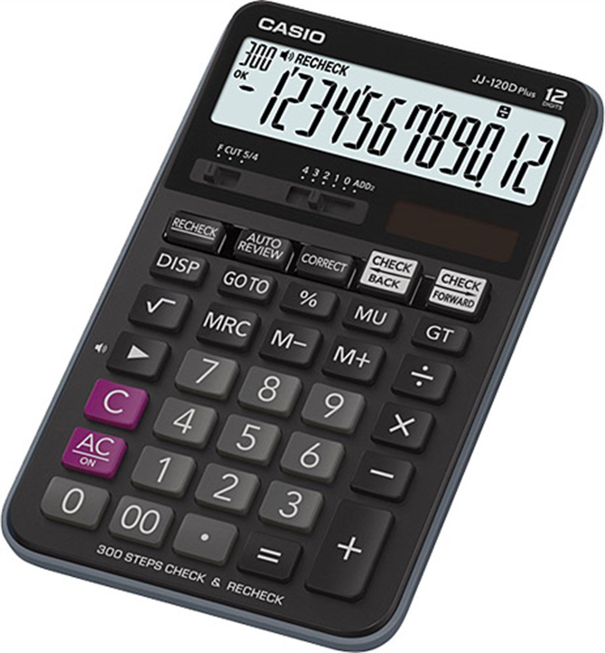 Casio Jj-120D Plus Islem Kontrollü 12 Hane Masa Üstü Hesap Makinesi