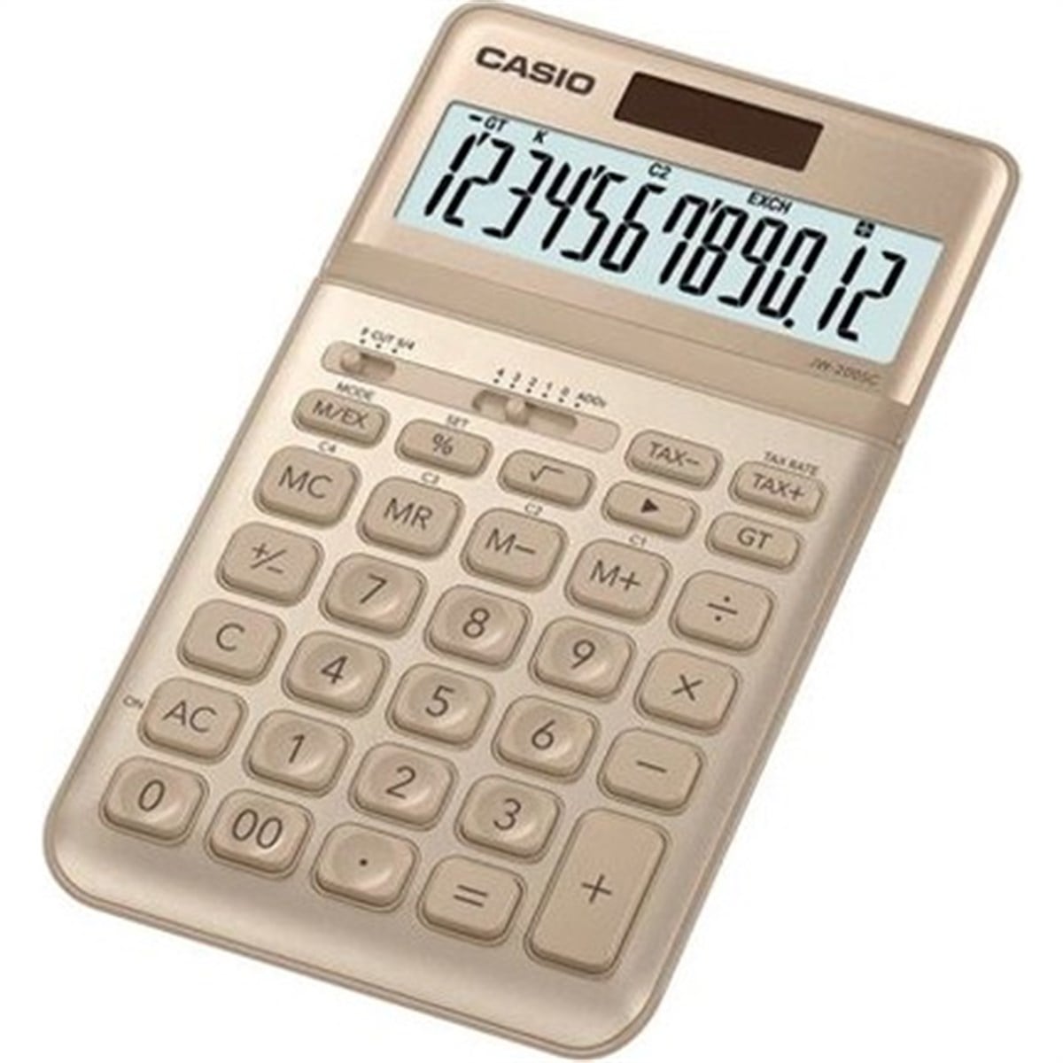 Casio Jw-200Sc-Gd Masa Tipi 12 Hane Hesap Makinesi