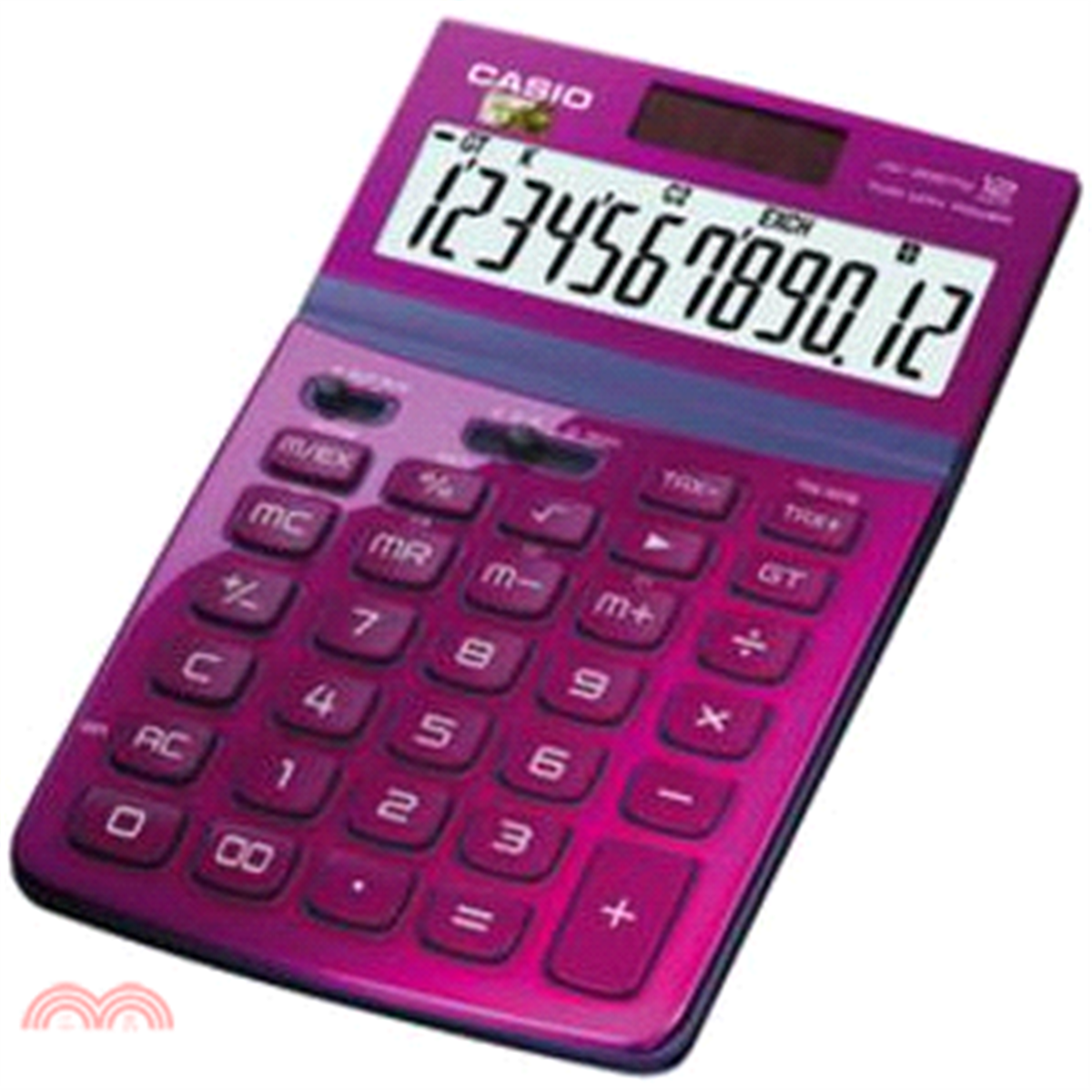Casio Jw-200Tw-Pk 12 Hane Masa Tipi Hesap Makinesi