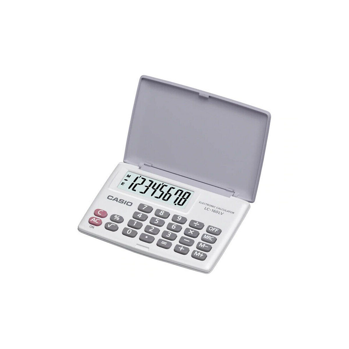 Casio Lc-160Lv-We Hesap Makinesi Cep Tipi 8 Hane