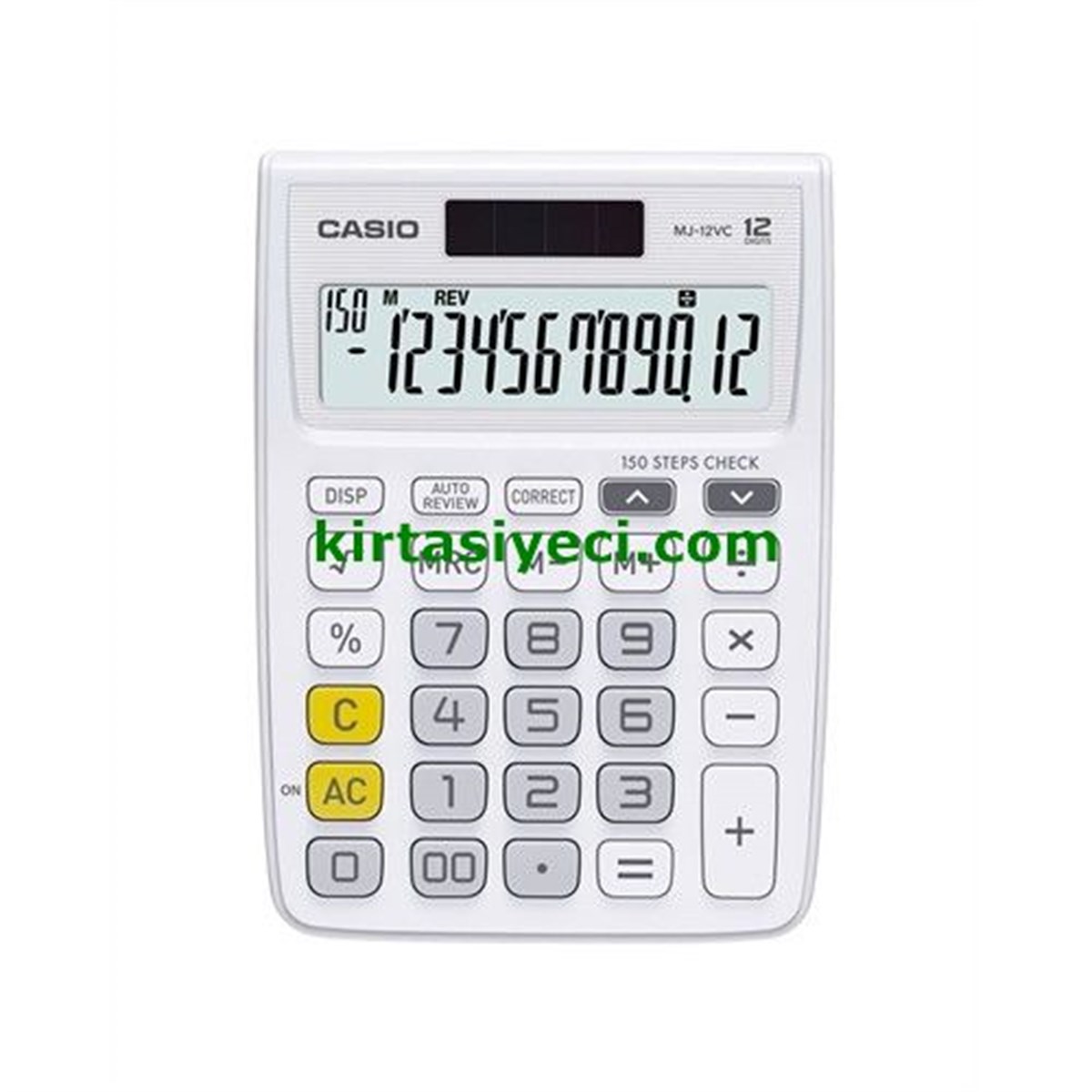 Casio Mj-12Vc-We-S-Dp(Ph) 12 Hane Masa Üstü Renkli Hesap Makinesi