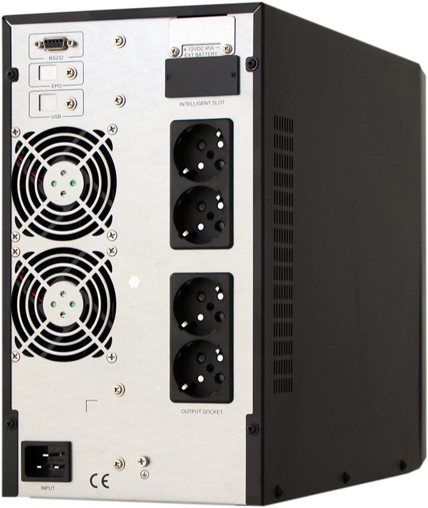 DOTVOLT MN PLUS 6KVA (DAHİLİ MANUEL BY-PASS) 16x12V-7AH 1F-1F ONLİNE UP