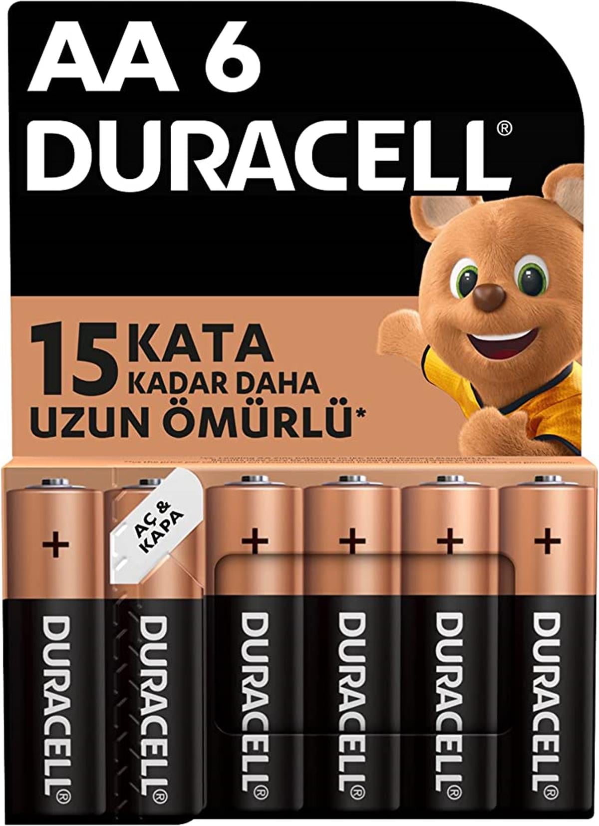 Duracell Pil 6 Lı Aa Kalem