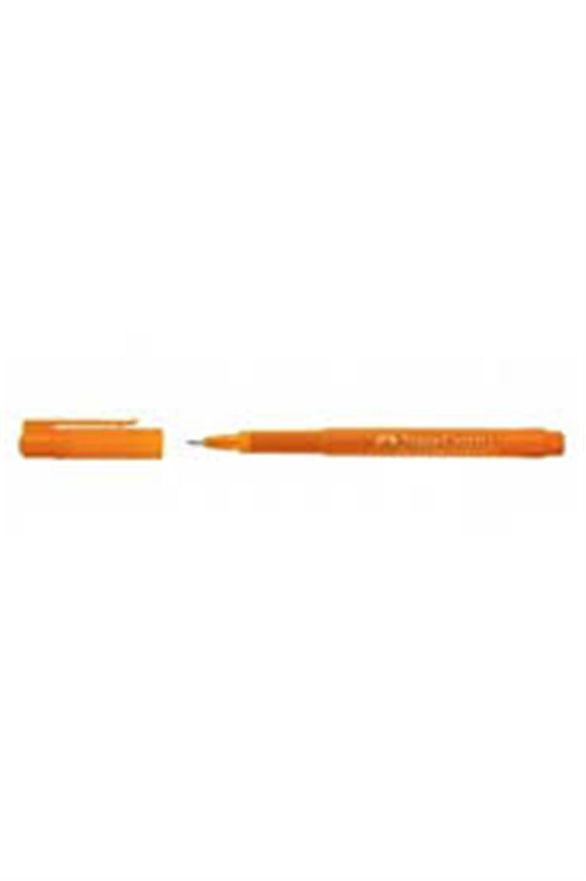 Faber Castell 1554 0.8Mm Broadpen Keçe Uçlu Kalem Turuncu Adet