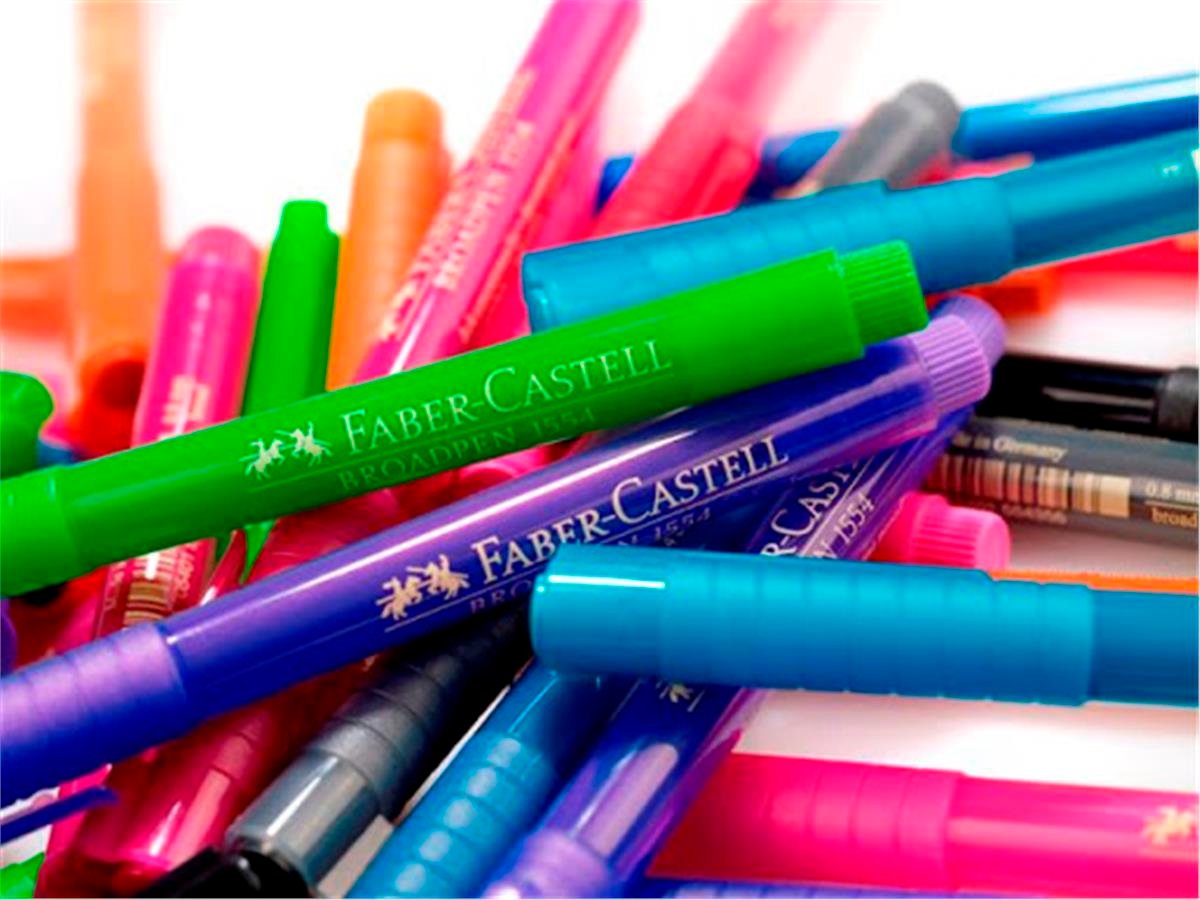 Faber Castell 5020155436 1554 0.8Mm Broadpen Kece Uçlu Kalem Mor Adet