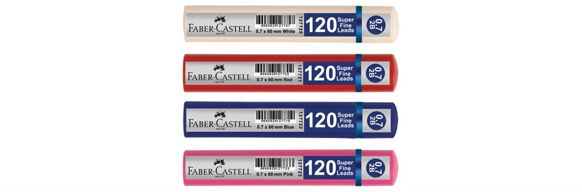 Faber Castell 5090127724 Grip Min 0.7 2B 60Mm 120 Li Açik Mavi Tüp