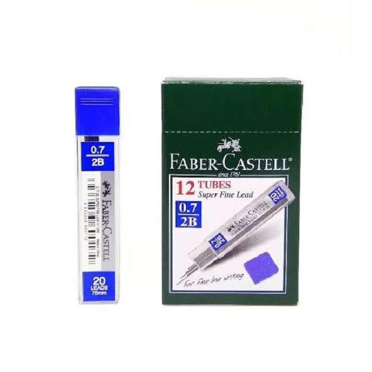 Faber Castell 5090127774 Min Süper Fine T.Black 75 Mm 2B 0.7 Mm
