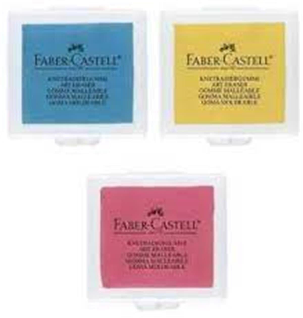 Faber Castell 5130127321 Plastik Kutulu Hamur Renkli Silgi Adet