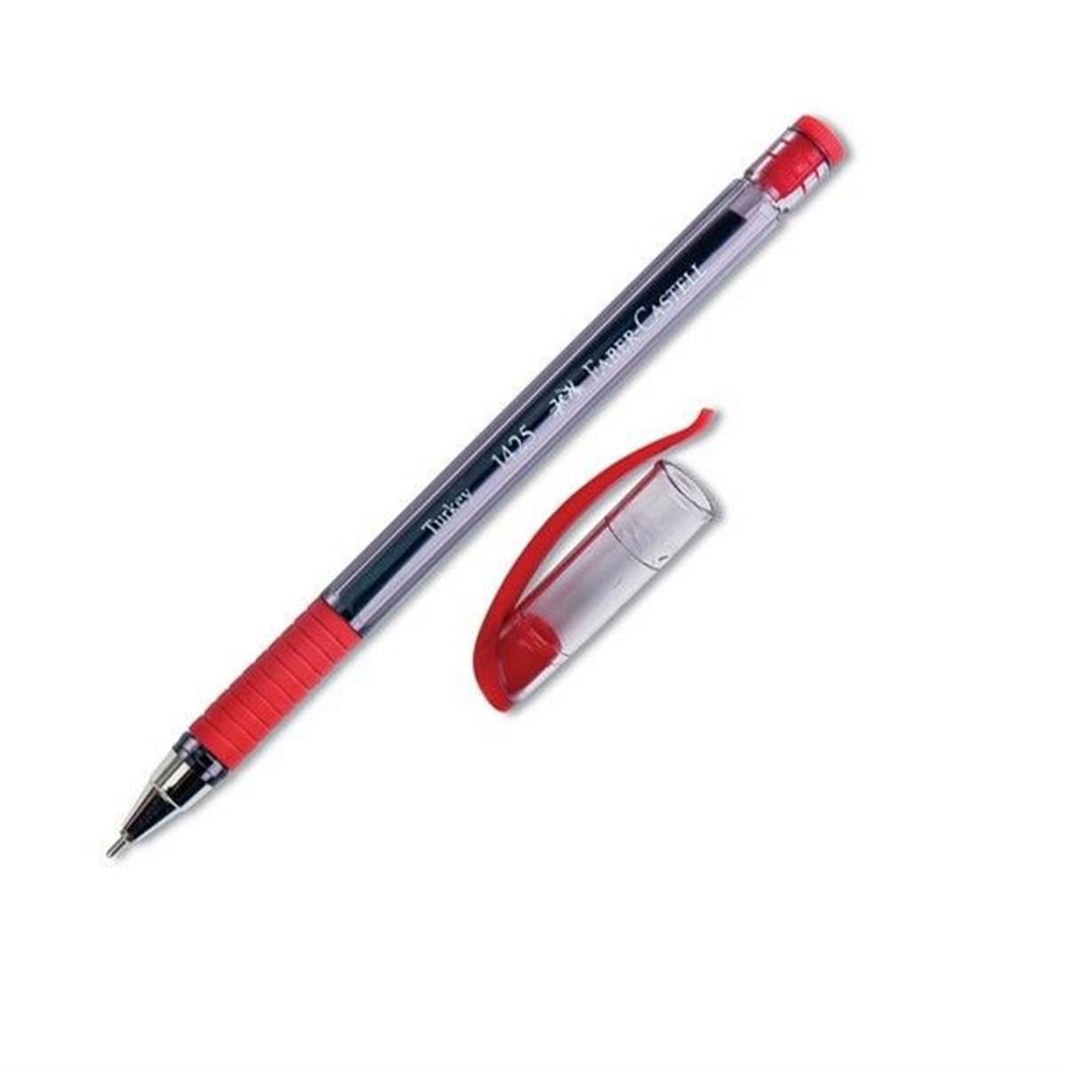 Faber Castell 5211142521 1425 Igne Uç Tükenmez 10 Lu Kirmizi