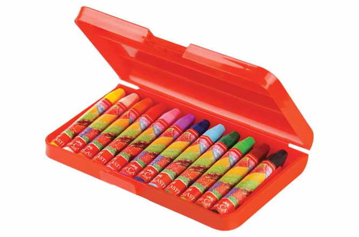 Faber Castell 5281125112 Pastel Boya Altigen Plastik Kutu 12 Renk