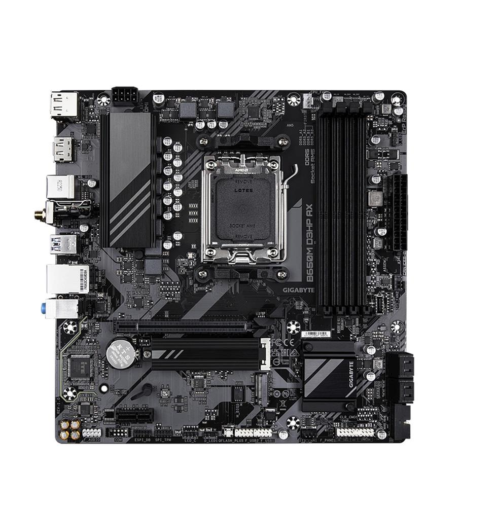 Gigabyte B650M D3HP Ax Amd B650 Am5 Ddr5 7600MHZ (Oc) Hdmı-dp M.2 Wi-Fi Rgb Matx Anakart