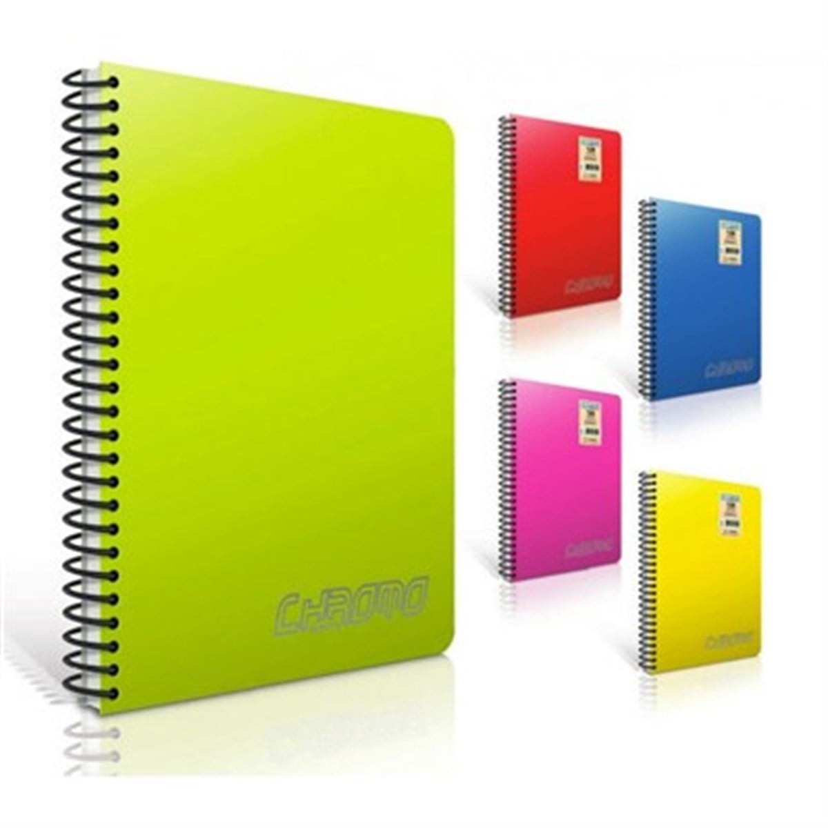 Gipta 1340 Chromo Spiralli Pp Kapak Defter A4 Çizgili 120 Yaprak 