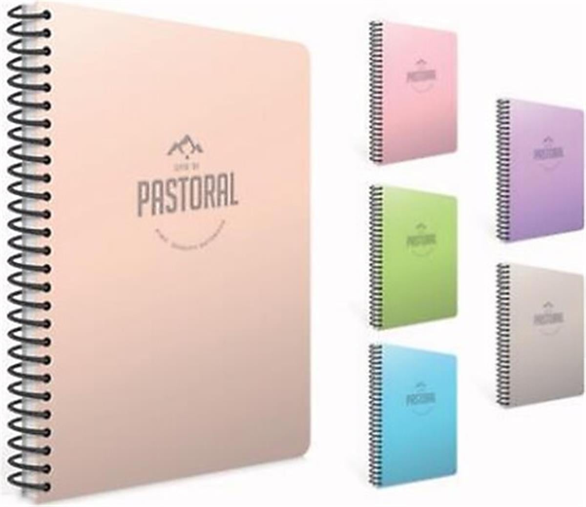 Gıpta 3-5554000-2011 Pastoral Spiralli Pp Kapak Defter A4 Çizgili 200 Yaprak