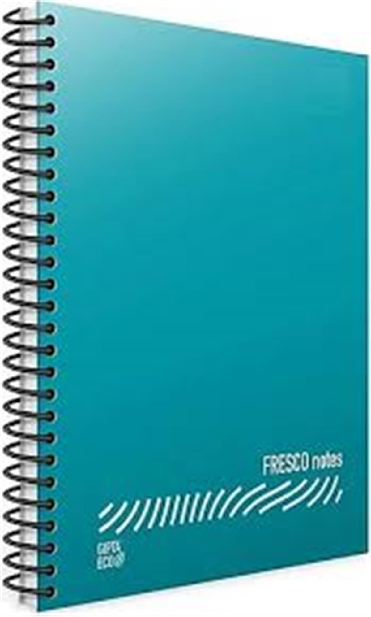 Gıpta 4945 Fresco Spiralli Plastik Kapak Defter A5 96 Yaprak Kareli