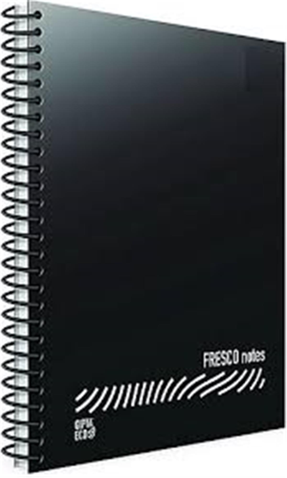 Gıpta 4945 Fresco Spiralli Plastik Kapak Defter A5 96 Yaprak Kareli