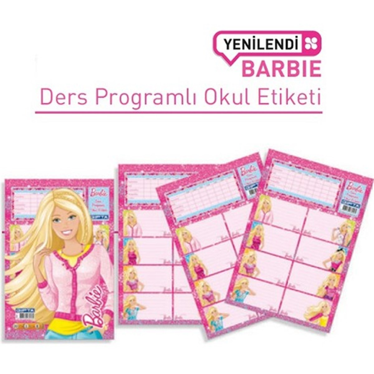 Gipta 5516 Barbie Spiralli A6 Karton Kapak Defter