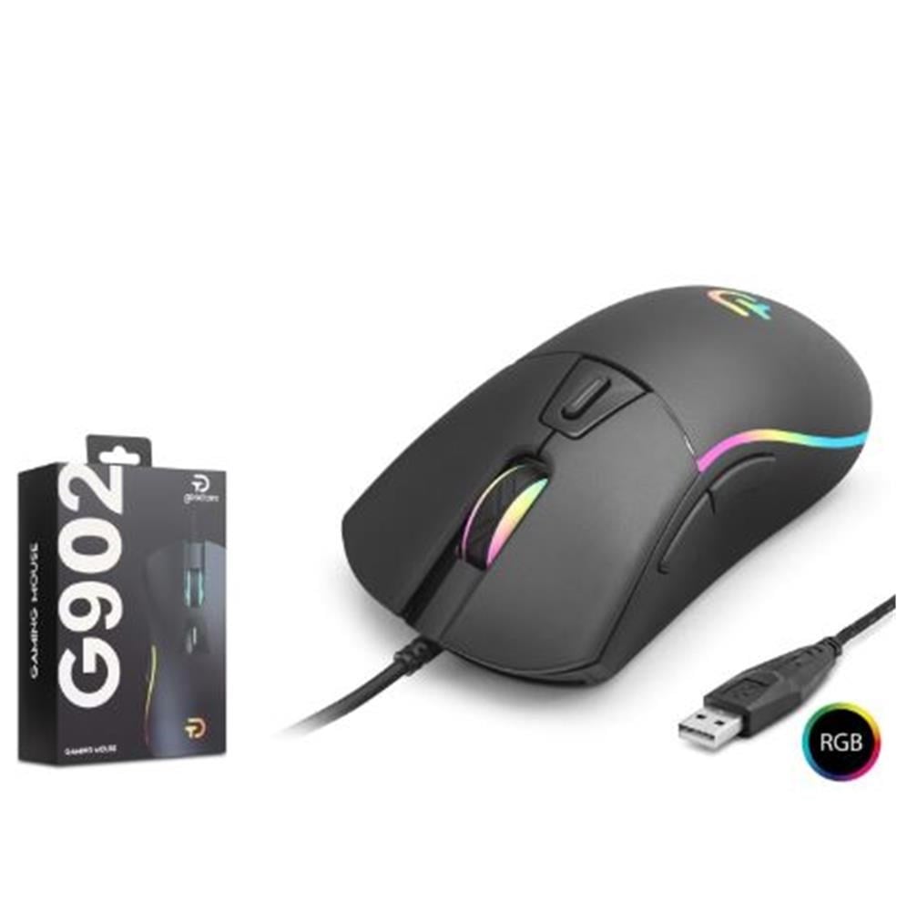 GOOD PRO G902 RGB Gaming Mouse 3600 DPI 6 Tuş 1000Hz Siyah