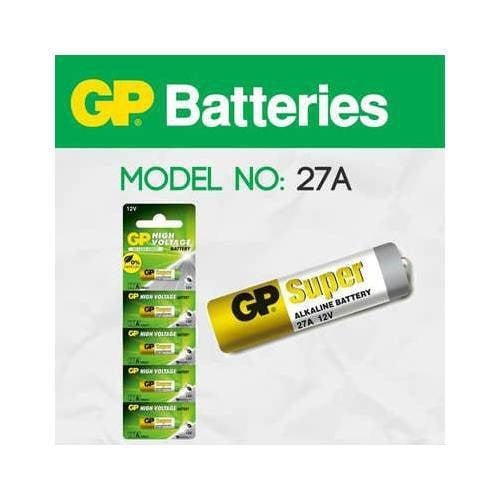 Gp 27A-C5 12V Alkalin Ince Çakmak Pili Adet
