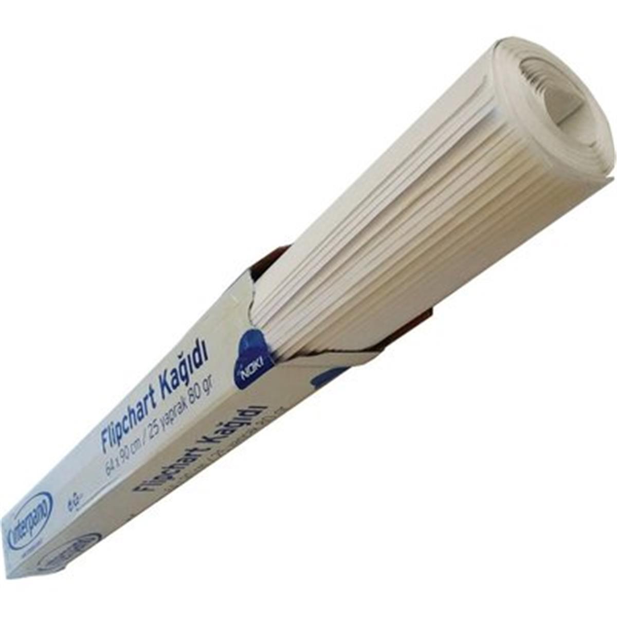 İnter İnt-700 Flip Chart Kağıdı Rulo 64x90 25 Yaprak