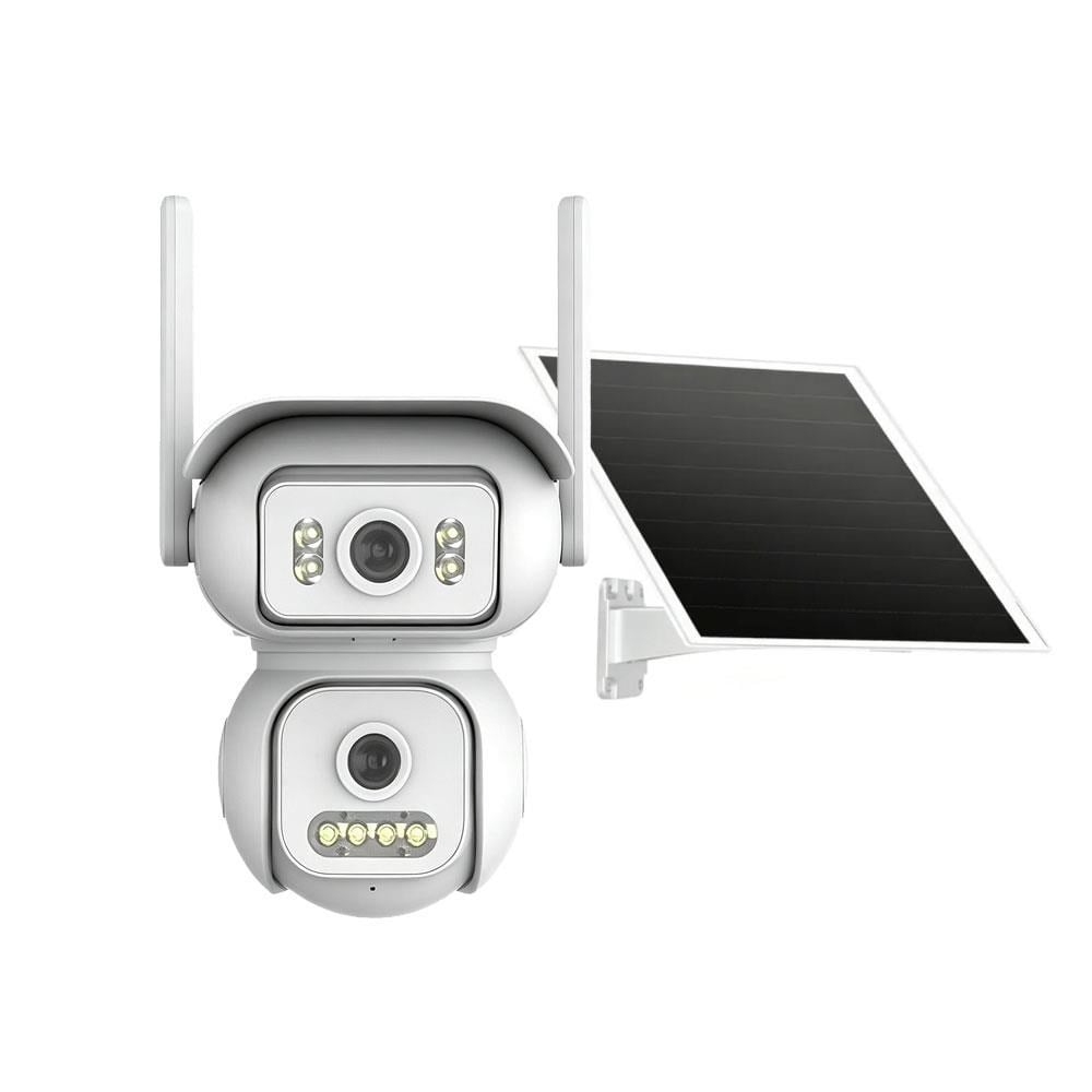 Joysee S2 6Mp AOR 4G 2x2.8mm Solar İki Kamera 4IR+4Led PTZ