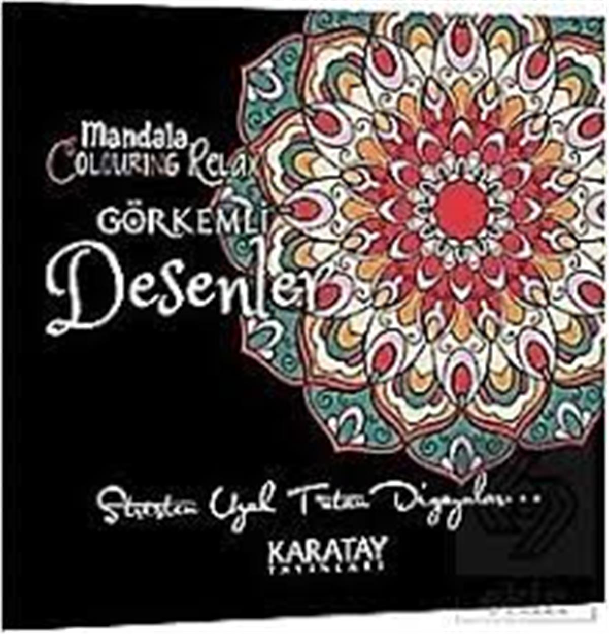 Karatay Boyama Kitabı 4E Görkemli Desenler  Mandala 