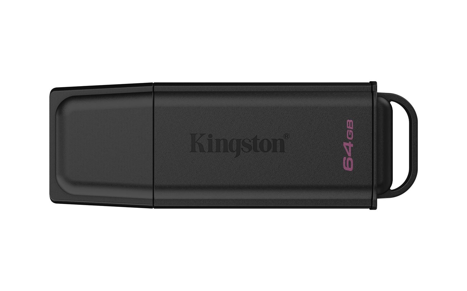 Kingston DTXG2-64GB 64GB Portable USB 3.2 Gen 1 DataTraveler Exodia Black Flash Bellek