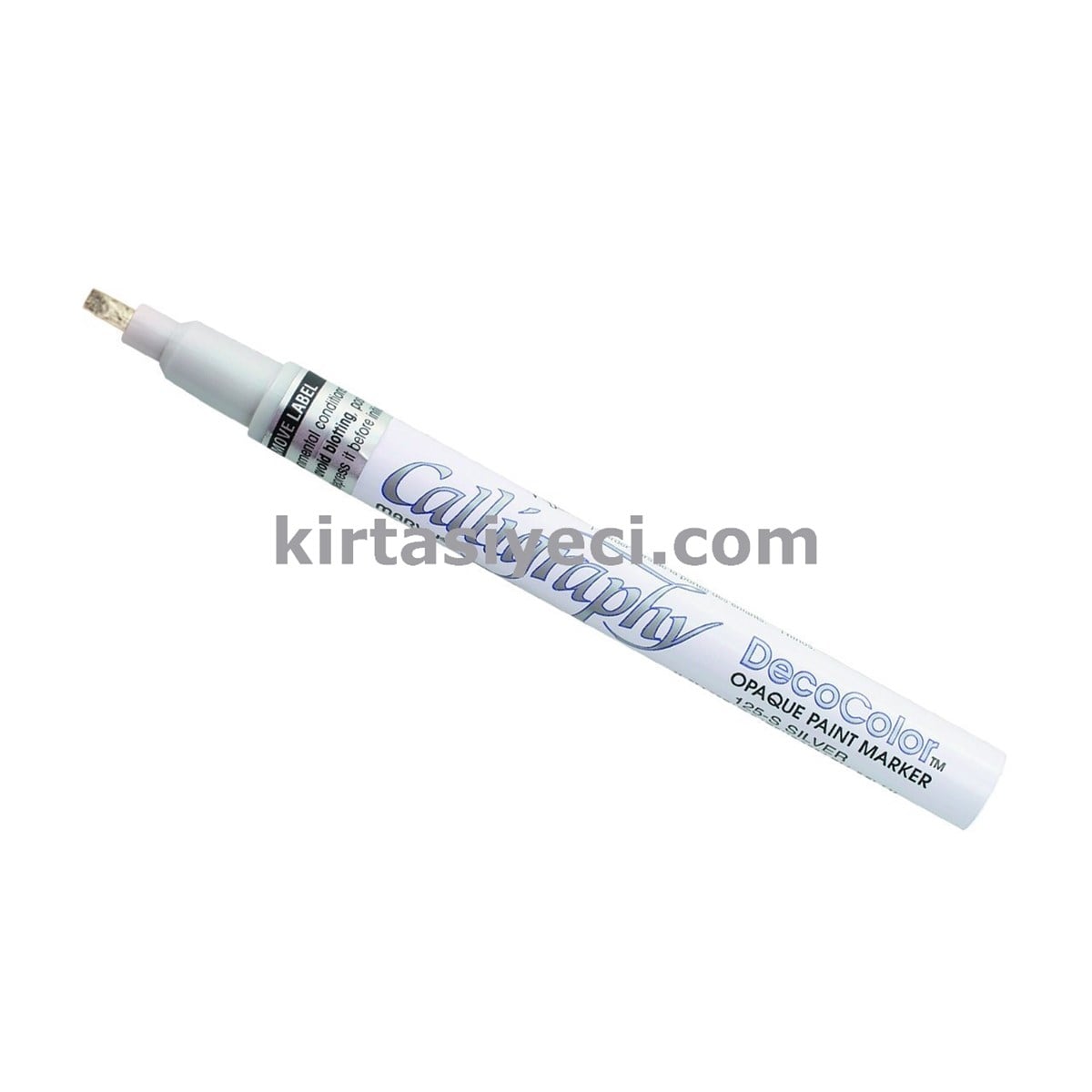 Marvy 125S Paint Markör Caligraphy Silver 