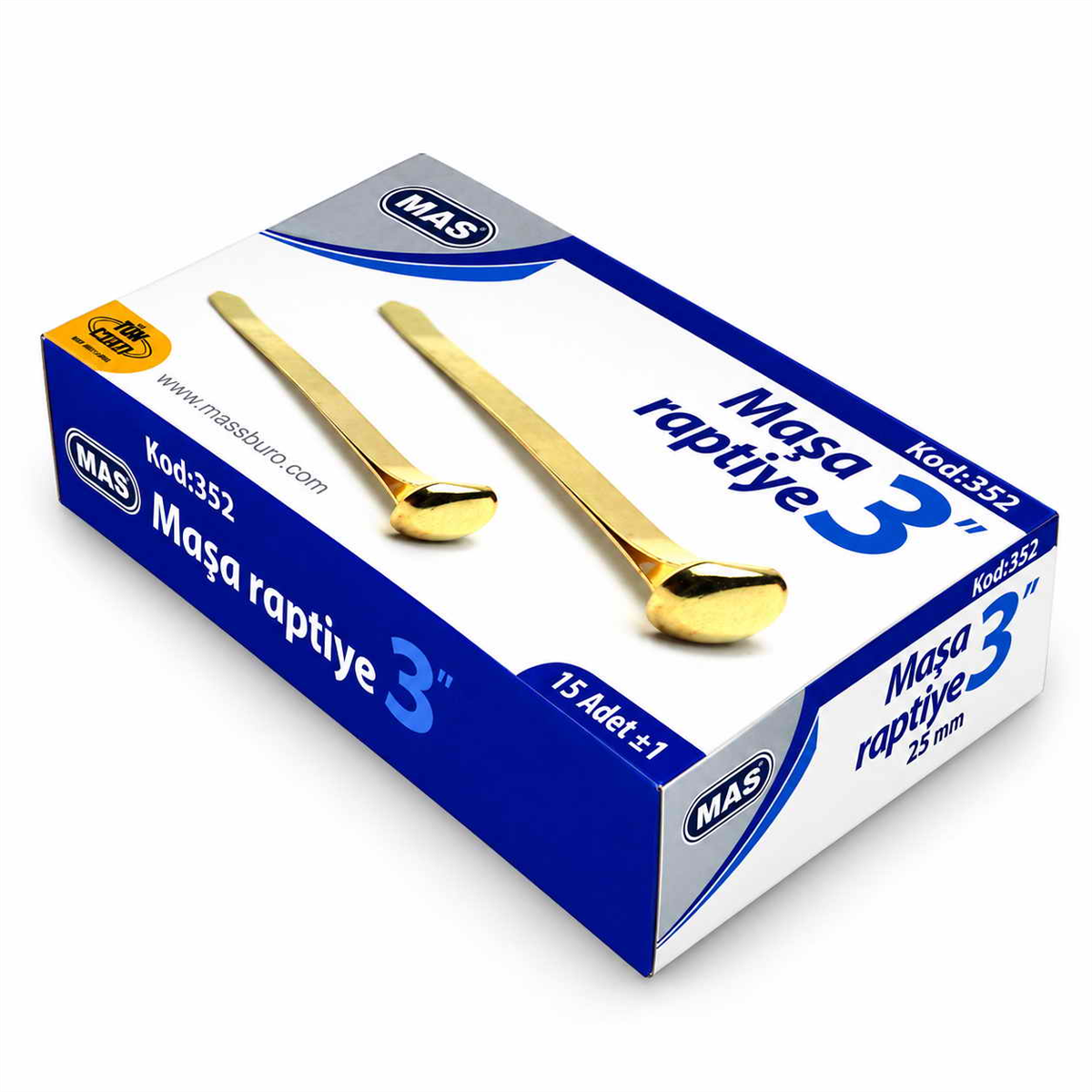 Mas 352 Masa Raptiye 75Mm. No:15 15Li Paket