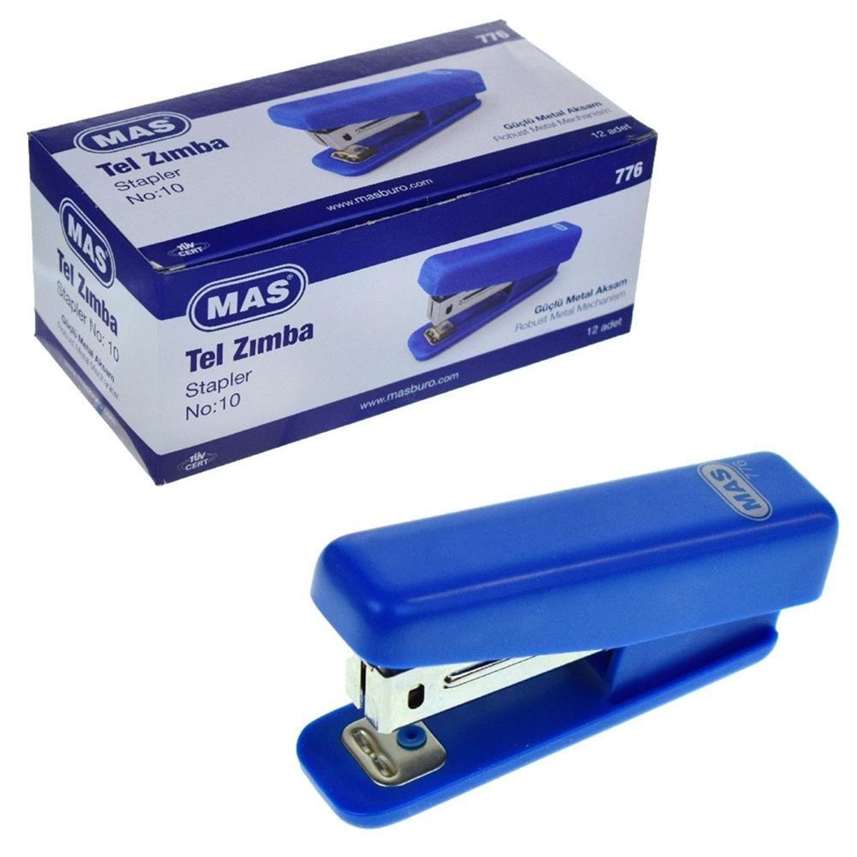 Mas 776 Zımba Makinesi Sturdy S No:10 Mavi