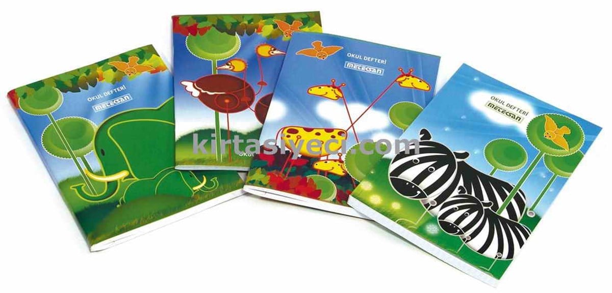 Meteksan A4 Defter Kareli 100 Yaprak 