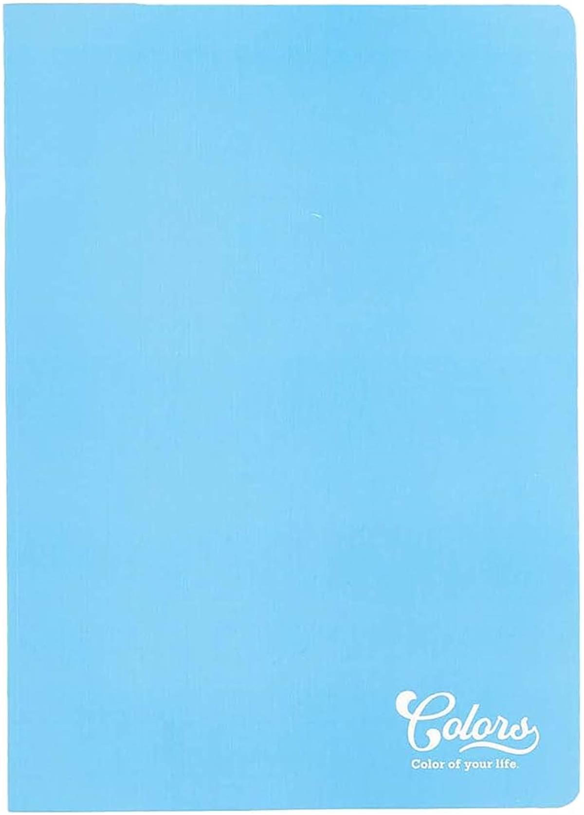 Meteksan Colors Karton Kapak A4 Defter 80 Yaprak Çizgili Pudra Mavi