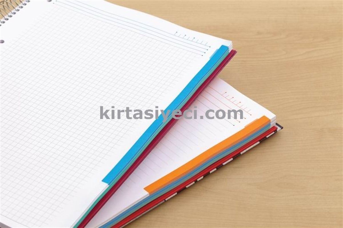 Meteksan Lotus Tel Spiralli A4 Defter Çizgili 120 Yaprak 