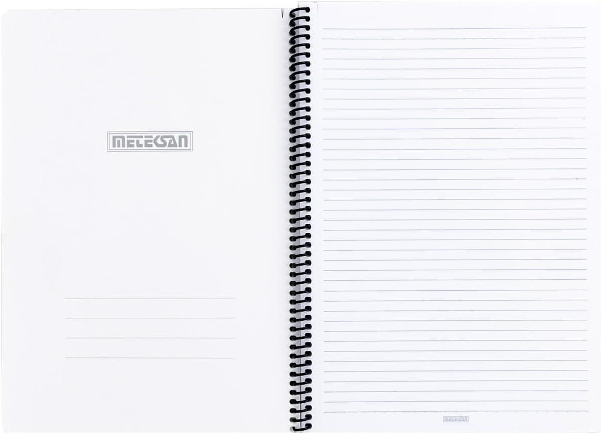 Meteksan Pruva Ofis Spiralli A4 Defter Çizgili 120 Yaprak Bej