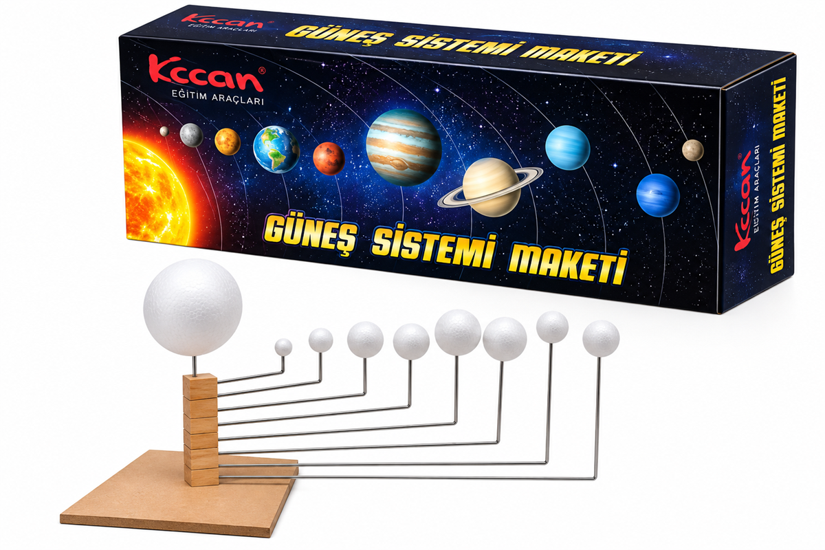 Mileo Strafor Köpük  Figür - Güneş Sistemi Gezegenle 1866