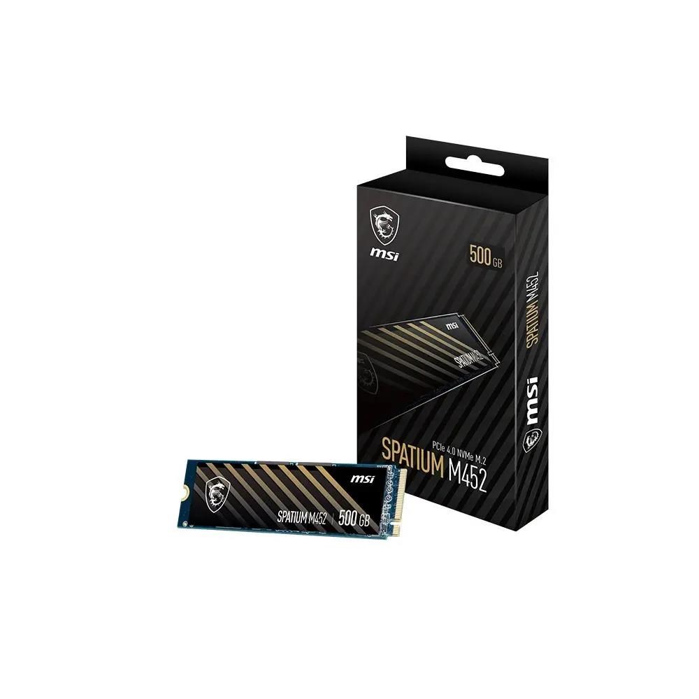 Msi 500GB Spatium M452 PCIe 4.0 NVMe M.2 (3600MB Okuma - 3100MB Yazma) Ssd Disk