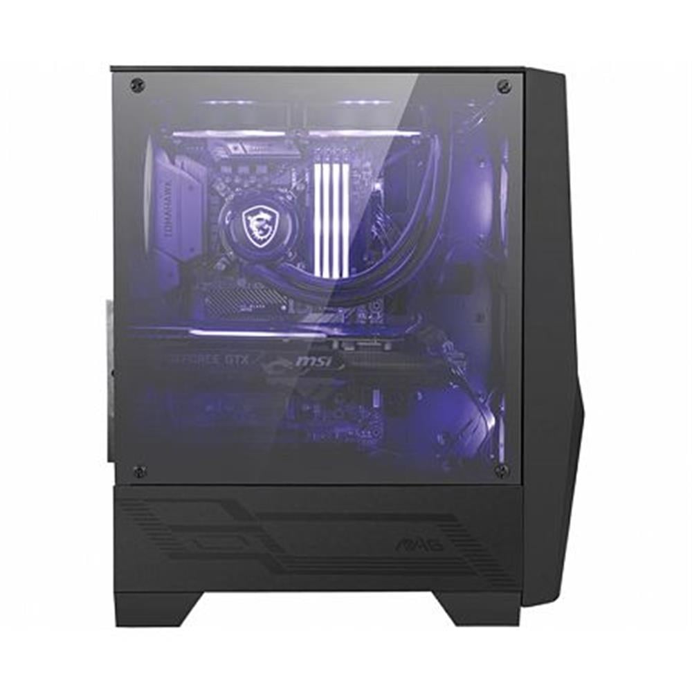 Msi Mag Forge 100M Temperli Cam RGB ATX Gaming Bilgisayar Kasası PSU Yok