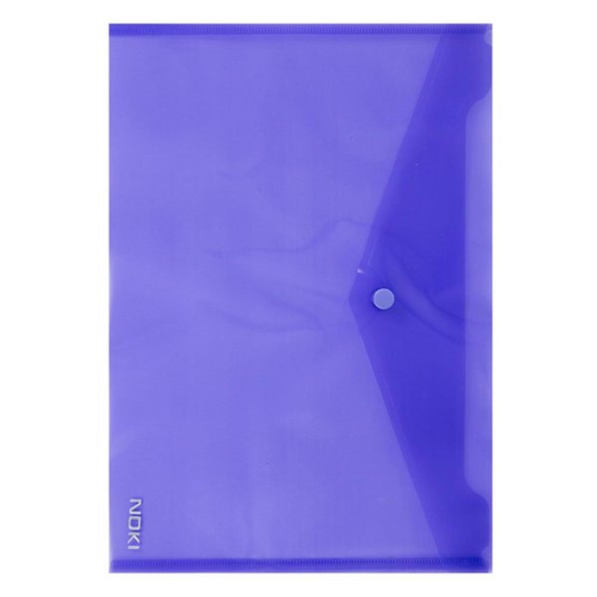 Noki 3101 Pp A4 Çitçitli Evrak Zarfi Mor 140 Micron