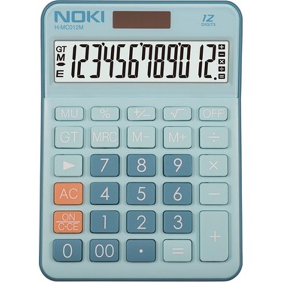 Noki H-Mc012M Hesap Makinesi Mavi 12 Hane