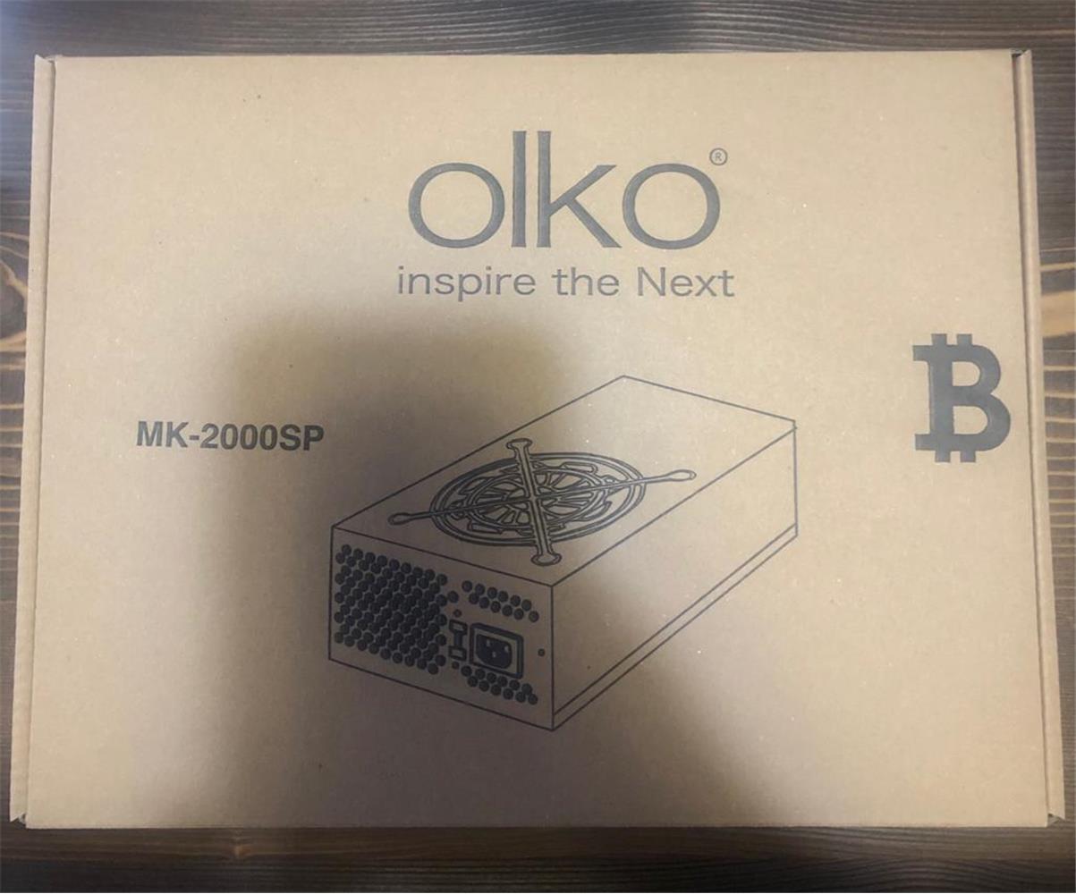 Olko MK-2000SP 2000W 96+ 2 Fanlı Mining Powersuply Kutulu