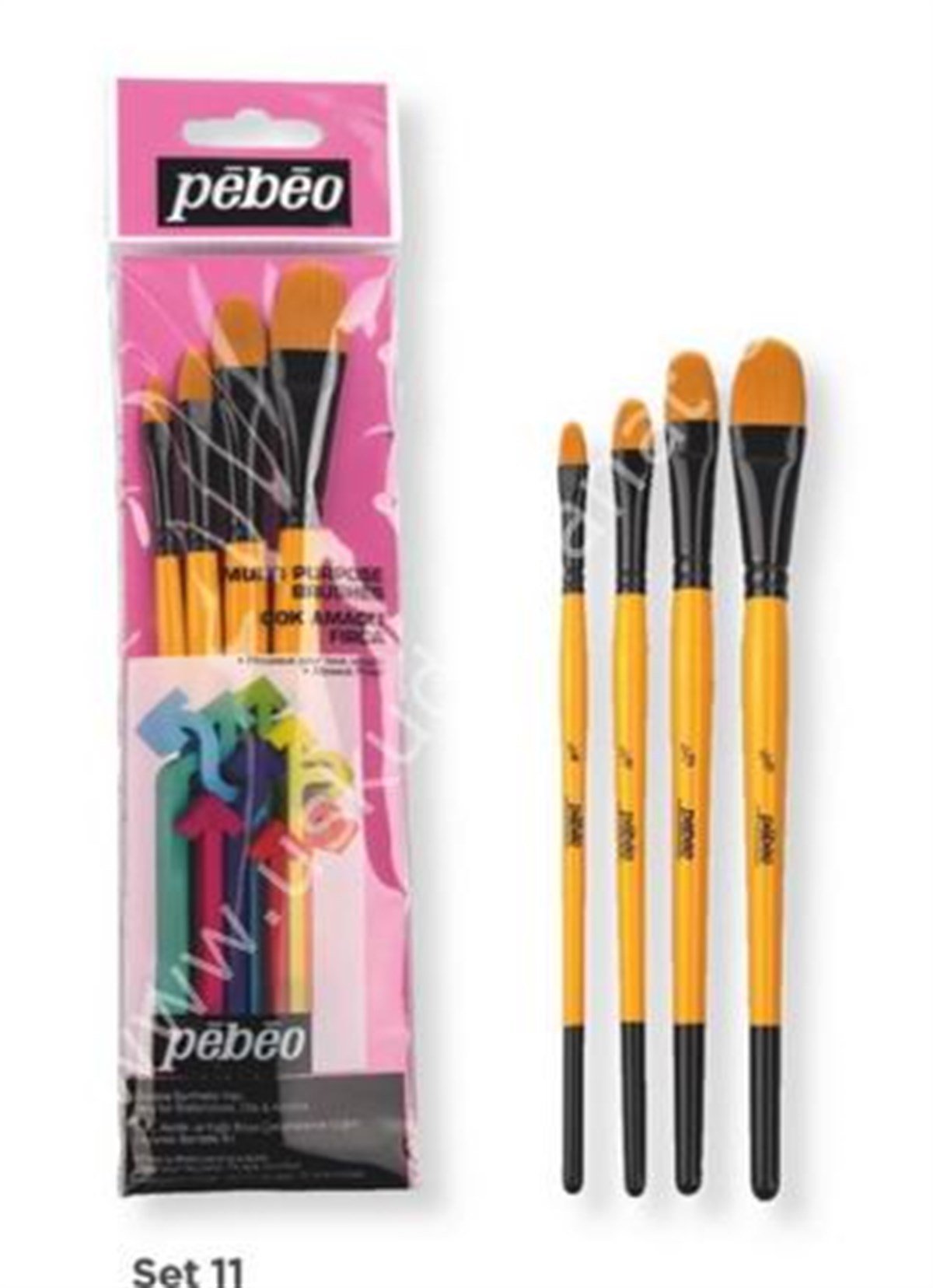 Pebeo 4Lü Firça Seti Set:11 