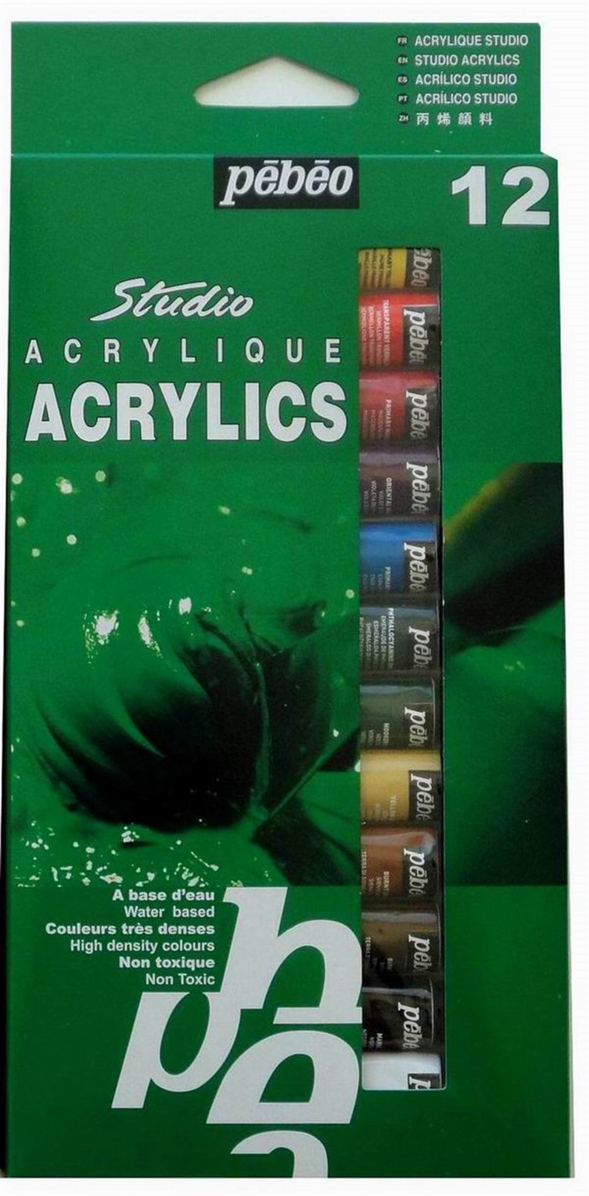 Pebeo 668200 Akrilik Boya 12Ml 12Li Set