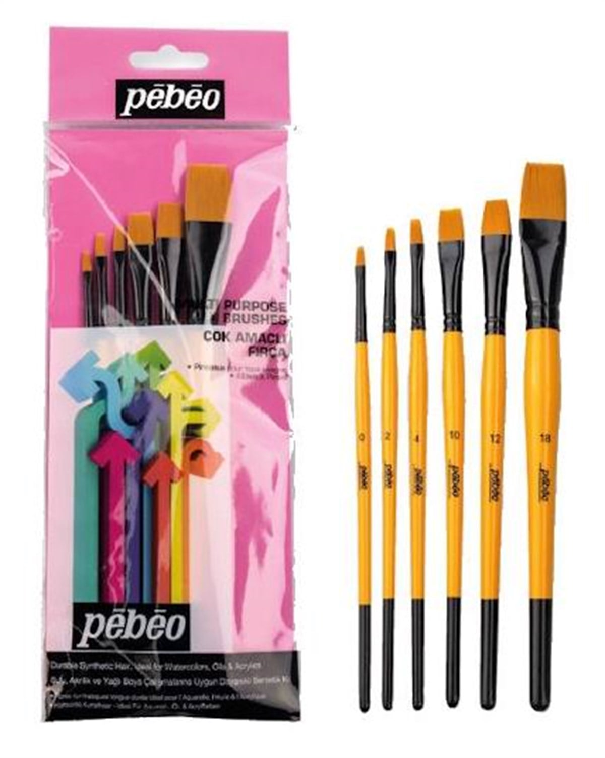 Pebeo Set-3 6Li Firça Seti