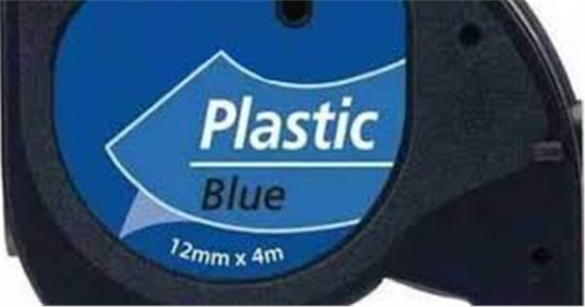 PRINTPEN DYMO LetraTag 59429 PLASTÝK GÜMÜÞ ETÝKETE SÝYAH (S0721730) (12mm x 4M)
