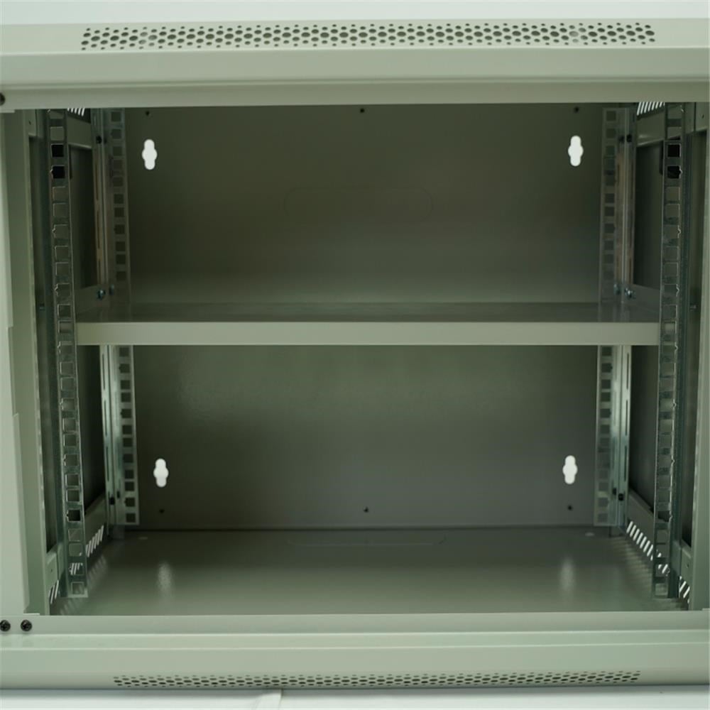 Racksan ML-6409S 9U Duvar Tipi Kabinet (450-530-400) Raf+Fan+Priz