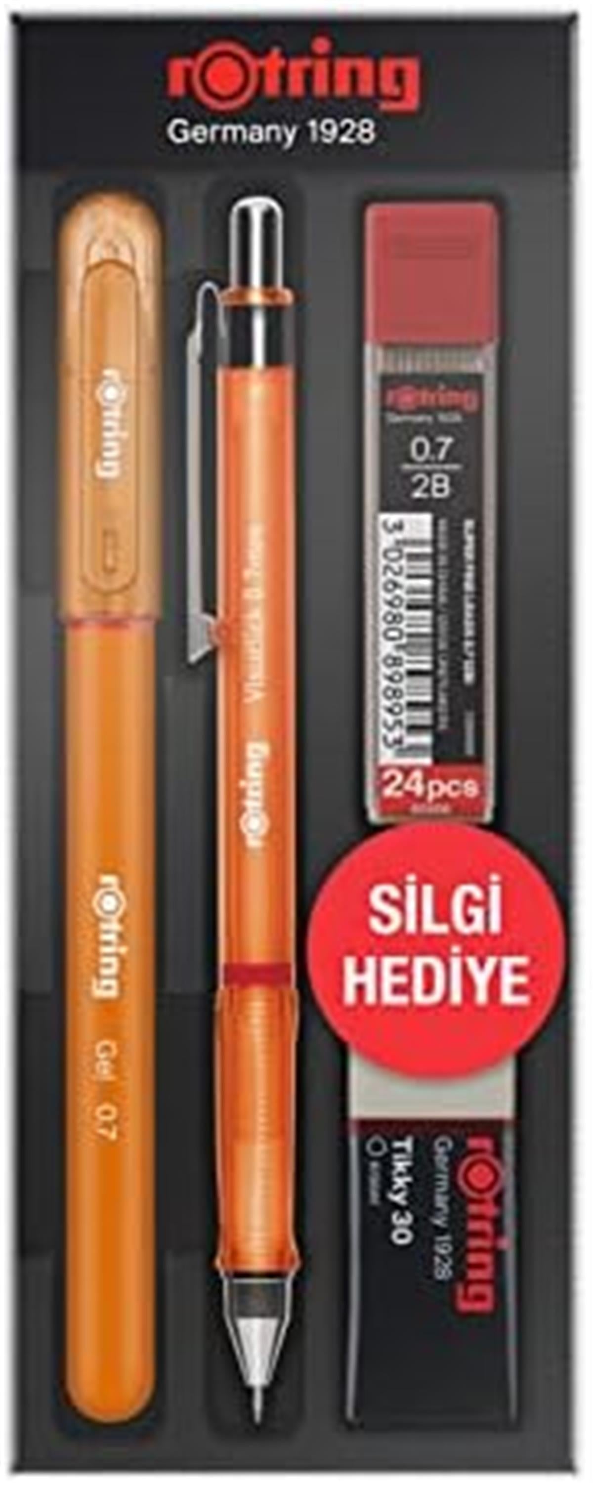 Rotring Okul Seti Visuclick+Jel 0.7 MM Turuncu RO-VKJ07