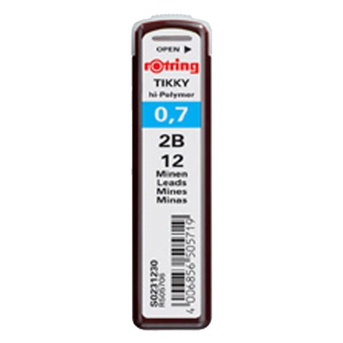 Rotring S0231230 Hi-Polymer Min 0,7Mm 2B